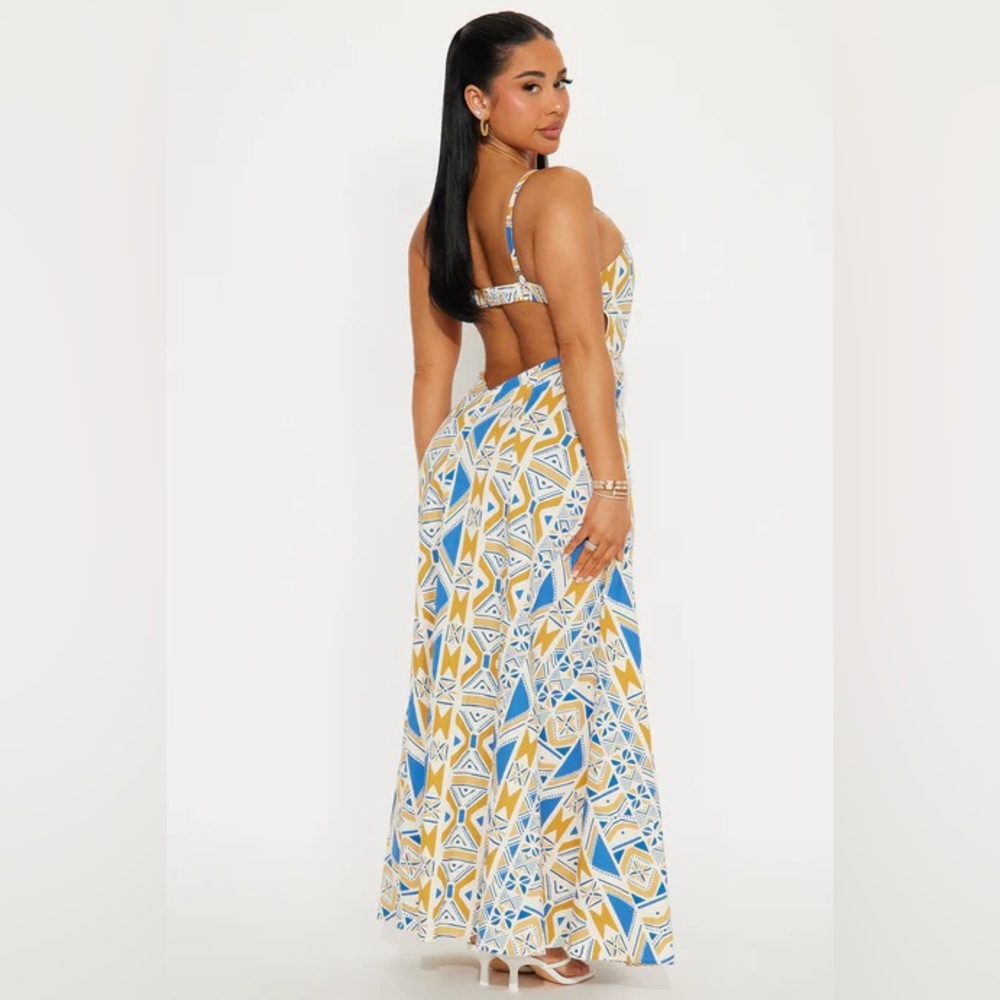Fashion Nova Azaela Linen Maxi